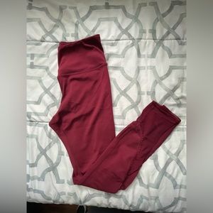 KATE SPADE BURGUNDY WORKOUT LEGGINGS ♠️